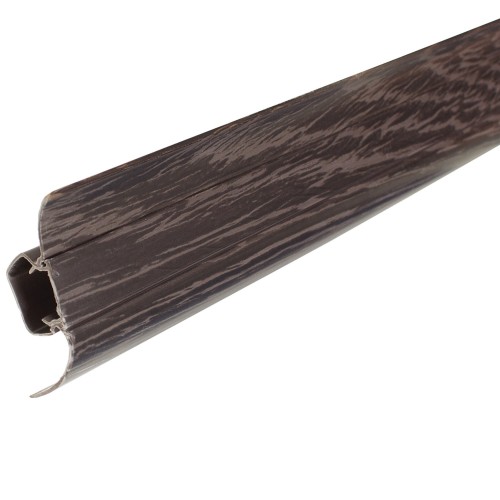 Плинтус напольный ПВХ 47 мм 2.5 м цвет дуб палёный