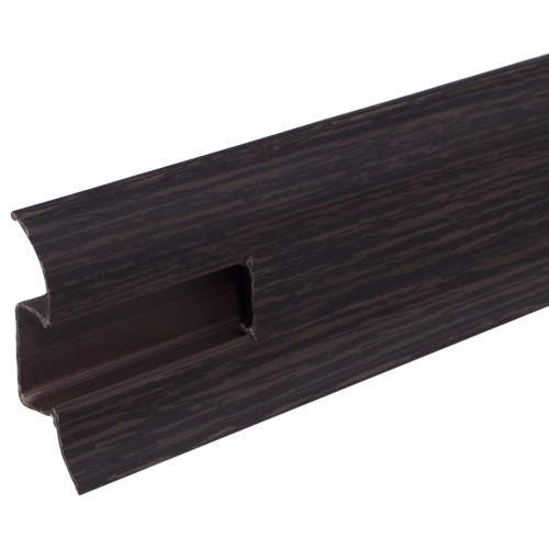 Плинтус напольный ПВХ 55 мм 2.5 м цвет венге