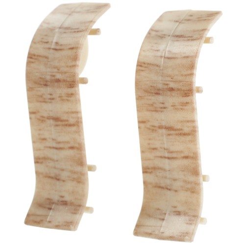 Соединитель для напольного плинтуса «Светлый Мрамор» 55 мм 2 шт.