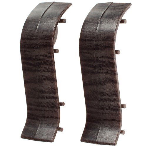 Соединитель для напольного плинтуса «Дуб Палёный» 47 мм 2 шт.