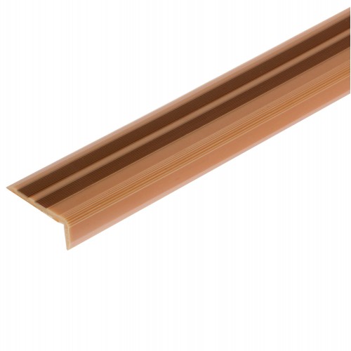 Порог угловой (угол) антискользящий 0.9 м цвет орех