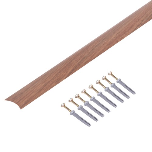 Порог разноуровневый (кант) Artens скрытый 1.8 м цвет орех