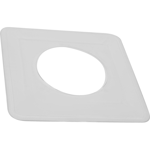 Накладка для розетки №1, 1 пост, цвет прозрачный