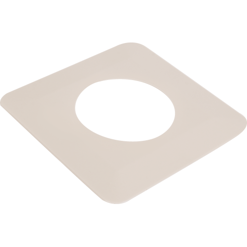 Накладка для розетки №1, 1 пост, цвет бежевый