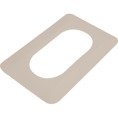 Накладка для розетки №2, 2 поста, цвет бежевый