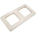 Рамка Legrand Cariva, 2 поста, цвет слоновая кость