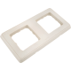 Рамка Legrand Cariva, 2 поста, цвет слоновая кость