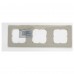 Рамка Legrand Cariva, 3 поста, цвет слоновая кость