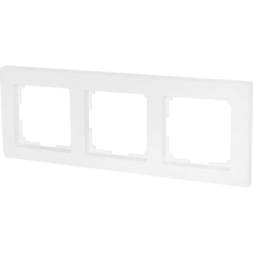 Рамка Werkel Stark, 3 поста, цвет белый