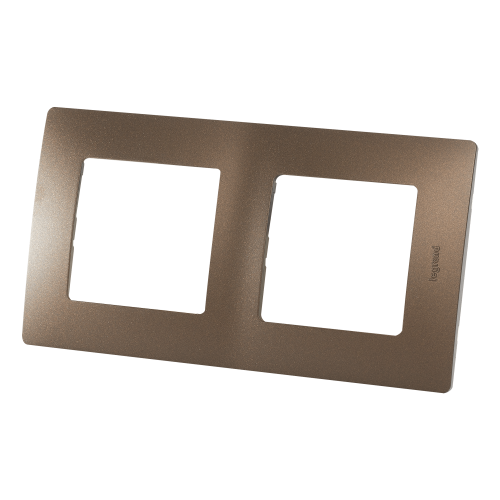 Рамка Legrand Etika, 2 поста, цвет какао