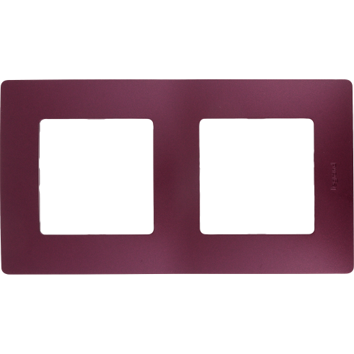 Рамка Legrand Etika, 2 поста, цвет слива