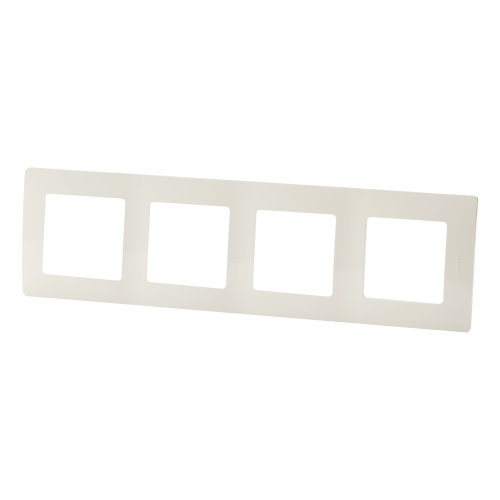 Рамка Legrand Etika, 4 поста, цвет слоновая кость