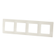 Рамка Legrand Etika, 4 поста, цвет слоновая кость