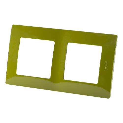 Рамка Legrand Etika, 2 поста, цвет зеленый папоротник