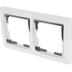 Рамка Werkel Snabb, 2 поста, цвет белый