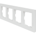 Рамка Werkel Flock, 4 поста, цвет белый