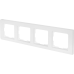 Рамка Werkel Stark, 4 поста, цвет белый
