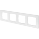 Рамка Werkel Stark, 4 поста, цвет белый