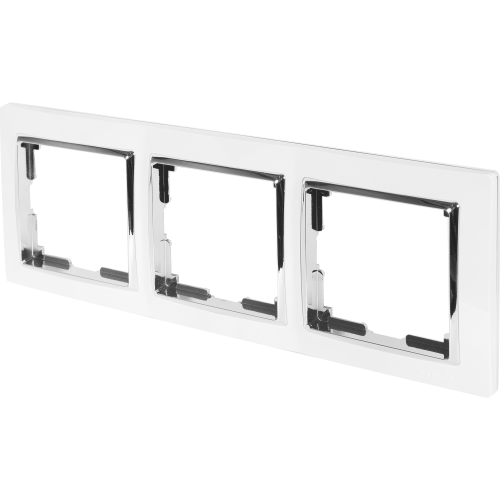 Рамка Werkel Snabb, 3 поста, цвет белый