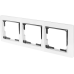 Рамка Werkel Snabb, 3 поста, цвет белый