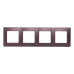 Рамка Legrand Etika, 4 поста, цвет слива