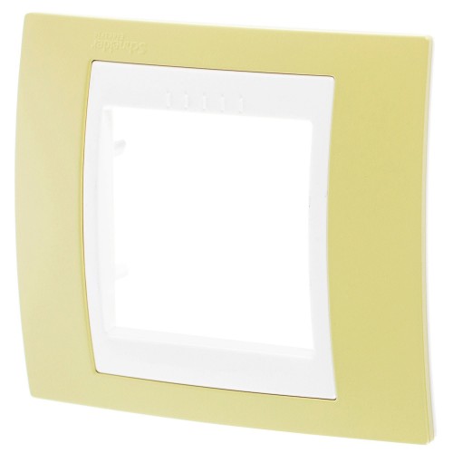 Рамка Schneider Electric Unica, 1 пост, цвет зелёное яблоко