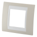Рамка Schneider Electric Unica, 1 пост, цвет песчаный/белый