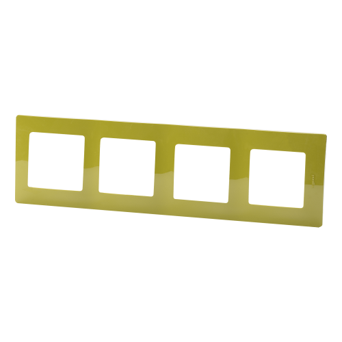 Рамка Legrand Etika, 4 поста, цвет зеленый папоротник