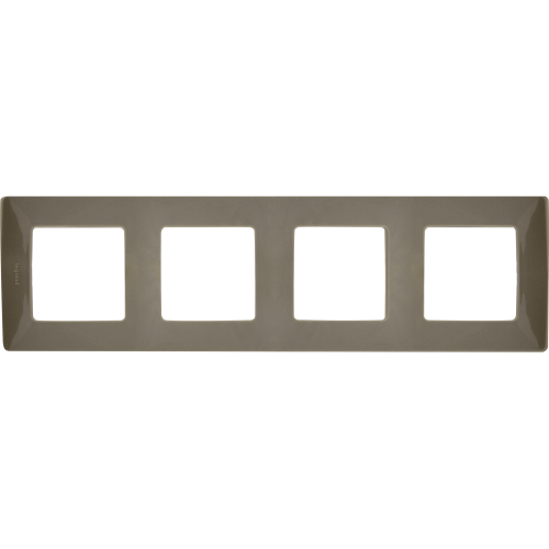Рамка Legrand Etika, 4 поста, цвет светлая галька