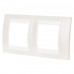 Рамка Schneider Electric Unica, 2 поста, цвет песчаный/белый