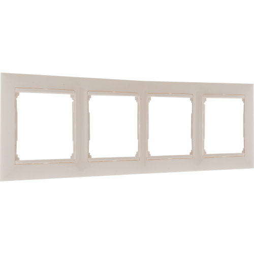 Рамка Legrand Valena, 4 поста, цвет белый