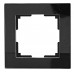 Рамка Werkel Favorit, 1 пост, цвет чёрный