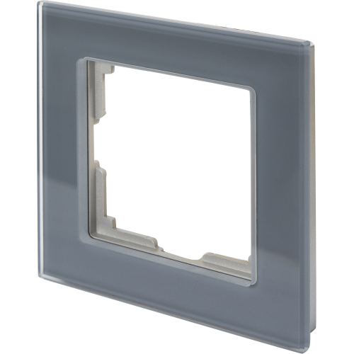 Рамка Werkel Favorit, 1 пост, стекло цвет серый