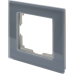 Рамка Werkel Favorit, 1 пост, стекло цвет серый
