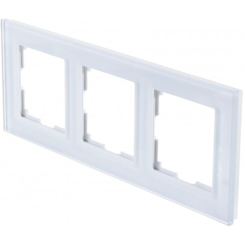 Рамка Werkel Favorit, 3 поста, цвет белый