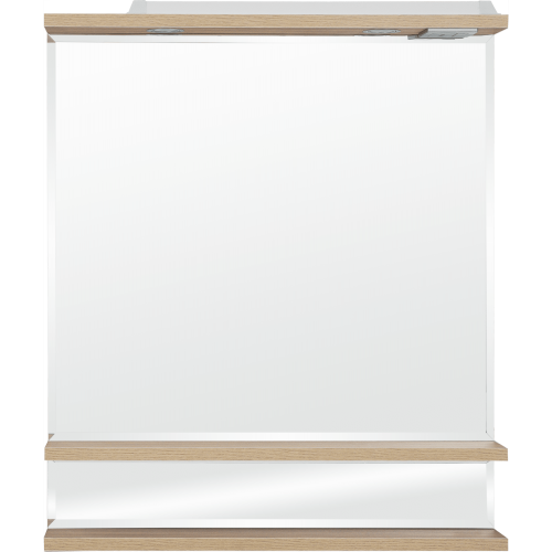 Шкаф зеркальный «Румба» 82 см цвет светлое дерево