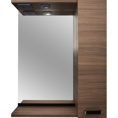 Шкаф зеркальный «Торонто» 60 см, цвет швейцарский вяз