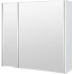 Шкаф зеркальный «Экко», 80 см, цвет белый глянец
