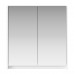 Шкаф зеркальный «Квадро» 75 см цвет белый