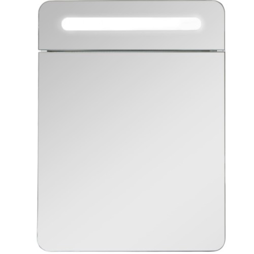 Шкаф зеркальный «Аврора» 60 см цвет белый