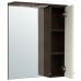 Шкаф зеркальный «Равенна» 60 см цвет венге