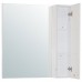 Шкаф зеркальный «Мерлин» 80 см цвет белый