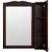 Шкаф зеркальный «Retro» 85 см цвет орех
