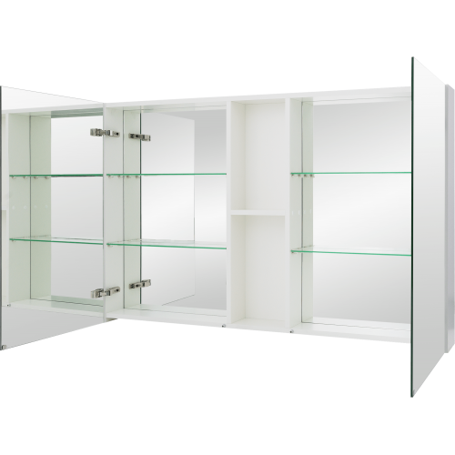 Шкаф зеркальный «Дана» 125 см, цвет белый