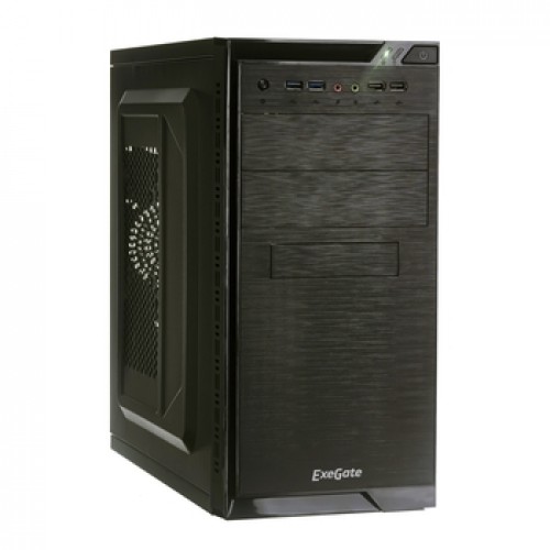 Корпус Minitower Exegate QA-412U Black