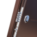 Дверь входная металлическая Ницца, 960 мм, правая, цвет ларче царга