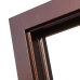 Дверь входная металлическая Ницца, 860 мм, правая, цвет ларче царга