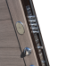 Дверь входная металлическая Ницца, 960 мм, правая, цвет грей царга