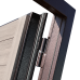 Дверь входная металлическая Ницца, 860 мм, левая, цвет грей царга