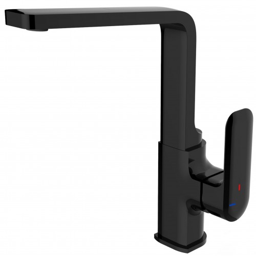 Смеситель для кухни Delinia Remix, цвет чёрный
